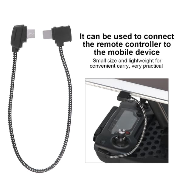Fjernbetjening Connect Datakabel Linje 207mm / 8.1in til MAVIC MINI til Lightning Interface
