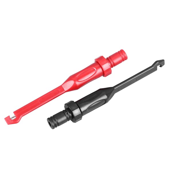 2P Testledning Bananstik 4 mm Probe Multimeter Tilbehør Sort Rød til Måling