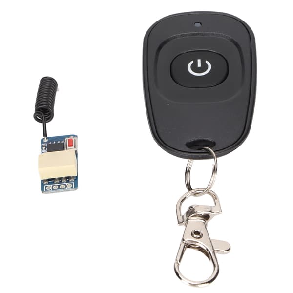 Trådlös Fjärrkontroll Switch DC12V Enkelknappsrelä RF-sändare Bilfjärrkontroll Smart Hem
