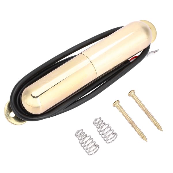Alnico V Guld Single Coil Elgitarr Pickup Läppstiftrör