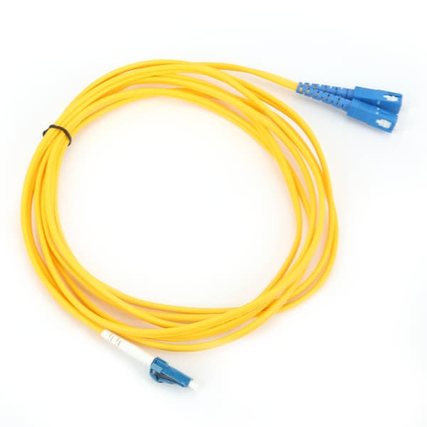 Optisk fiber patch kabel LC UPC til SC UPC 3.0mm PVC SMD