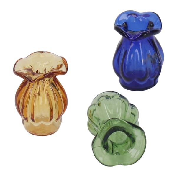 3:e Dockhus Glasvas DIY Simulerad Miniatyrvas Dockhus Landskapsdekoration Tillbehör Typ A