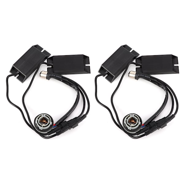 1157 Bil LED Lys Split Dobbel Motstand Dekoder Avtakbar Design for 2‑Farge/3‑Farge Lys