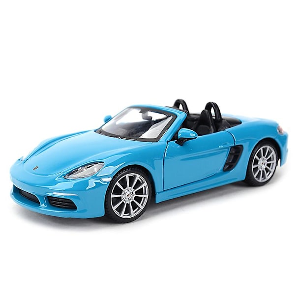 Bburago 1:24 Porsche 718 Boxster sportsvogn statiske trykstøbte køretøjer Samlerobjekt model billegetøj