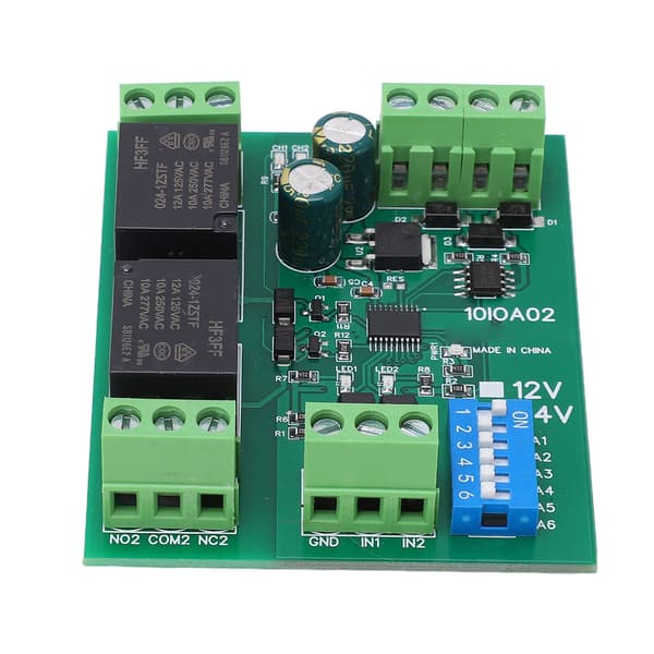 2-kanals RS485 relæmodul 24V DC switch controller til udstyr