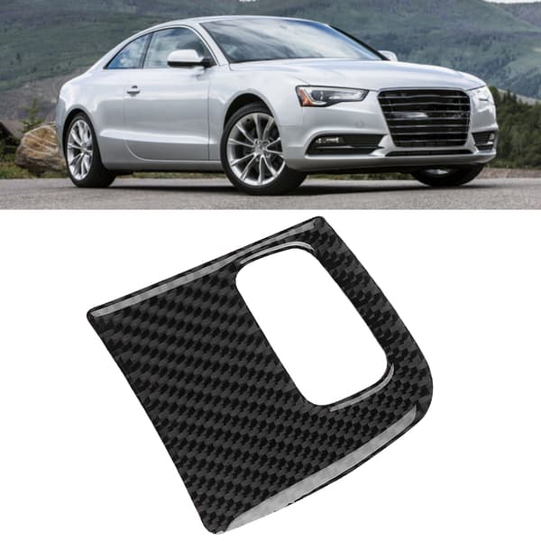 Kolfiber Bil Interiör Nyckelhålsskydd Trim för Audi A4 B8 A5 8T S5 2008 2015