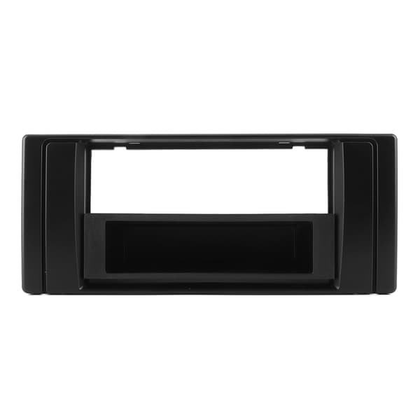1 Din Stereo Radio Fascia Dash Panel Ram Interiörtillbehör Passar för 5-serien E39 X5 E53