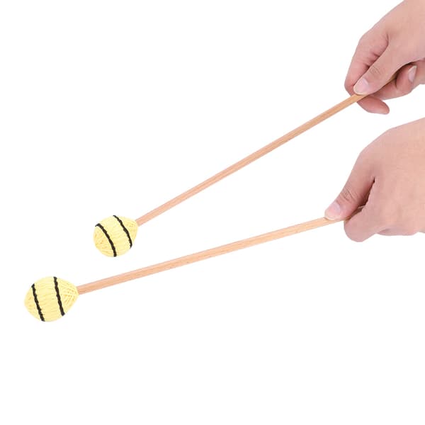 Professionelle Garnhoved Keyboard Marimba Køller 1 Par Glatte Håndtag