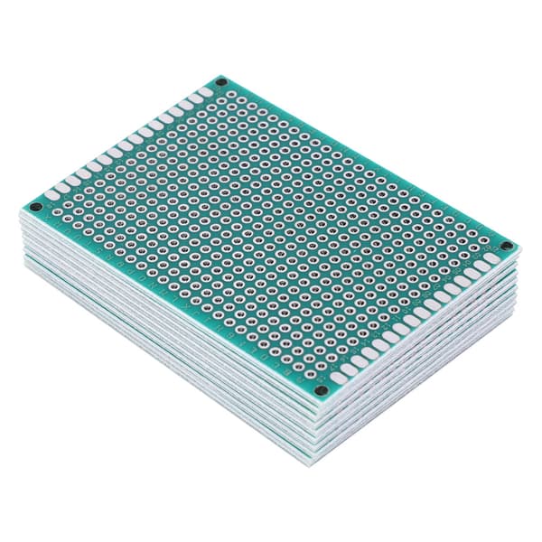 10 st 5x7cm dubbelsidig prototyp PCB förtennad kretskort kopplingsdäck