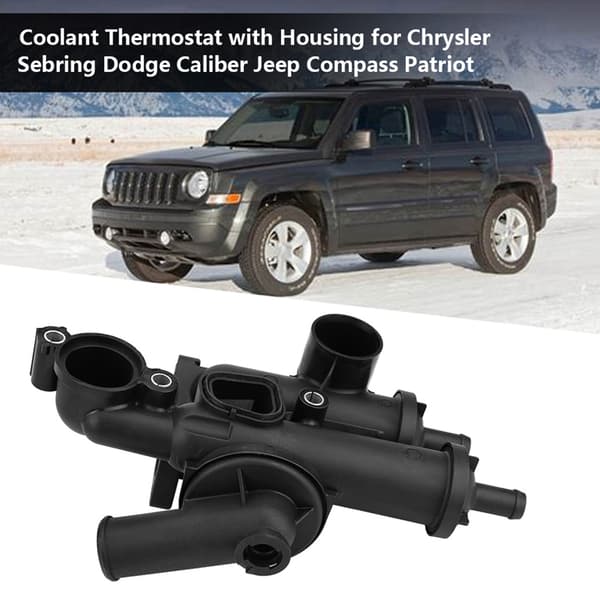 68003582AB Kølevæsketermostat med hus til Chrysler Sebring Dodge Caliber Jeep Compass