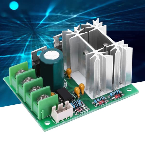 PWM DC Motor Kontroller Trinnløs Bryter Høy Effekt Drivkort 6V 12V 24V 30V