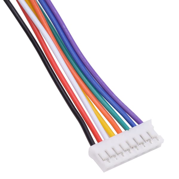 JST PH 2,0 mm 8-bens hanstik kabel 30 cm 10 sæt