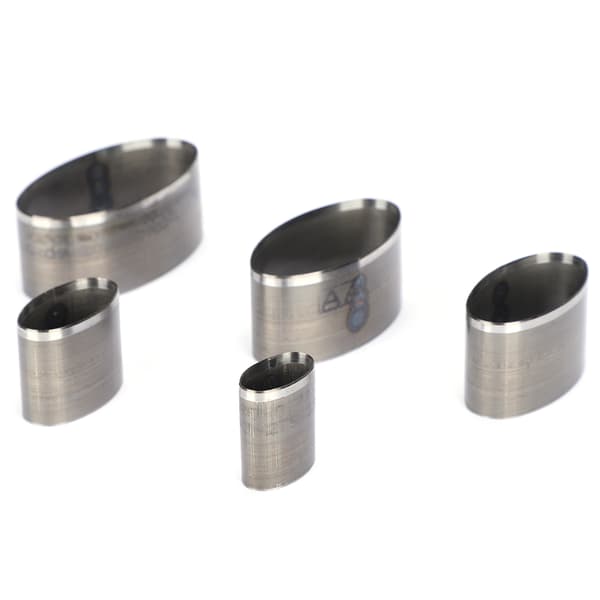 5 st Hollow Oval Läder Punch Tool DIY Hantverk Handgjord