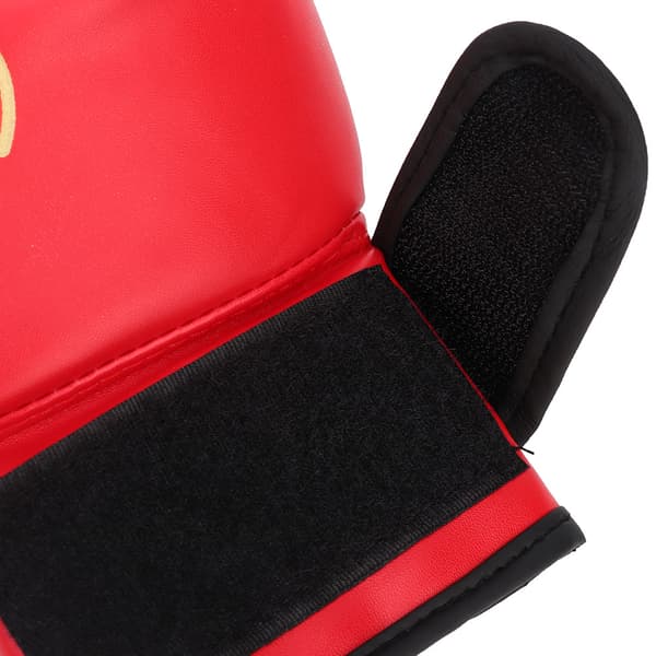 1 Par Barn Kickboxningshandskar Karate Muay Thai Guantes Sanda Träningsutrustning Röd för barn