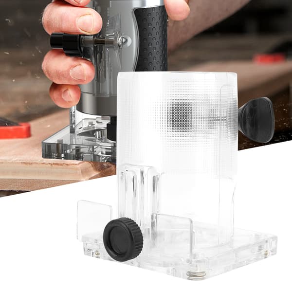 Kraftig Klar Plastik Router Base Plade til Træbearbejdningsværktøj