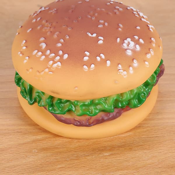 Skrikande Hamburgare Rolig Hundleksak för Valpar