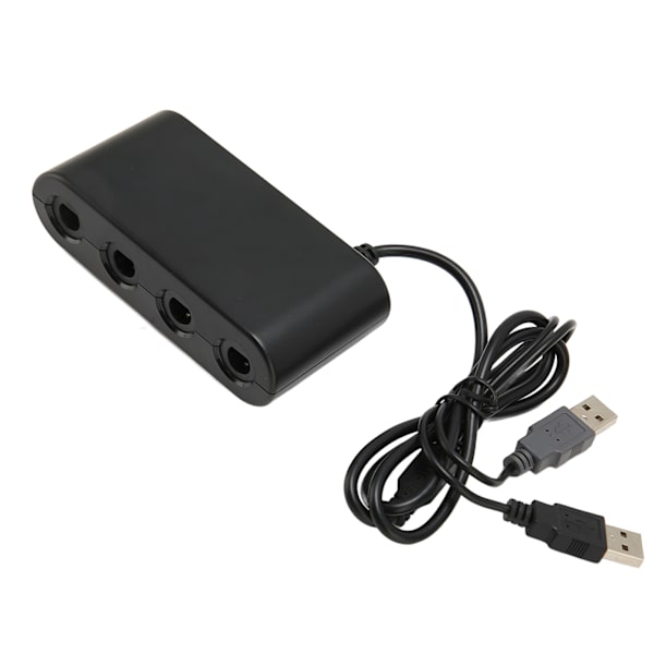GC Controller Adapter 4 porte 3 i 1 Game Controller Adapter med Turbo Funktion til Switch til Wii U PC