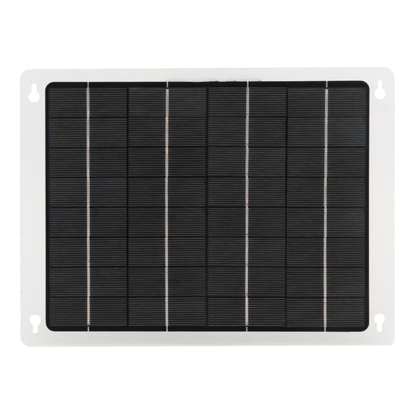 20W 12V Solcellepanel Polysilisium Batteriladerpanel Dobbel USB-ladeport OBD-kabel for bil og bobil