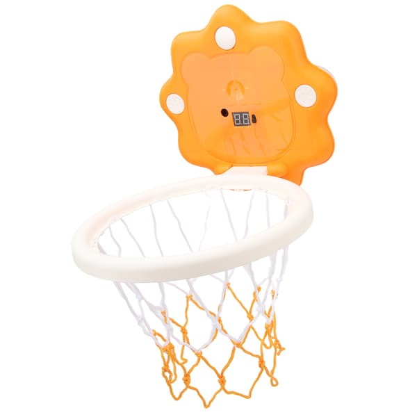 Sammenleggbar Stansfri Basketkurv for Småbarn med Lyssensor - Basketspillsett