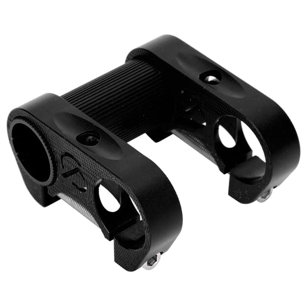 Vikbart 25,4 mm Aluminiumlegering Ihåligt Cykelstyre SP8 Modifierad Dubbel Stam Svart