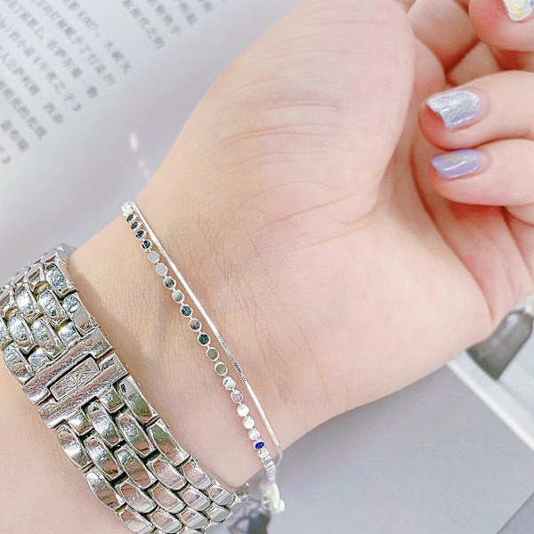 Halsband pärlor dubbla lager modesmycken Ac5460 Bracelet