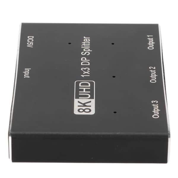 DisplayPort 1.4 Splitter 1x3 MST SST Hub til iOS Windows Android-systemer
