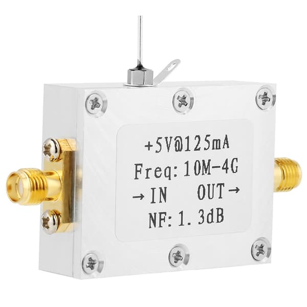 0,01 til 4 GHz 21dB Lavstøyforsterker