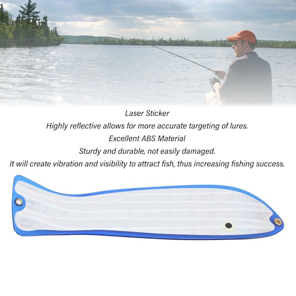 Fiskeformet ABS Undervanns Lokkeblink for Havfiske - Tiltrekker Fisk Effektivt