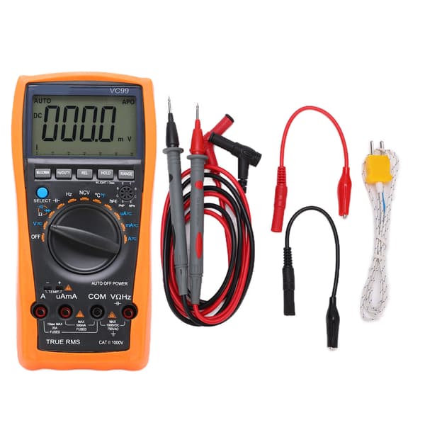 Hög precision LED digital multimeter med NCV - VC99 6000 Count