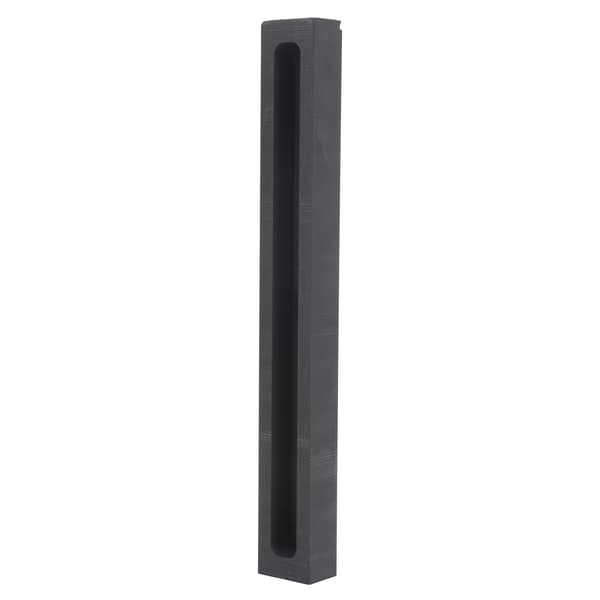 Förfinad grafitgötform för guld silver koppar aluminium smältgjutning 250x30x20mm