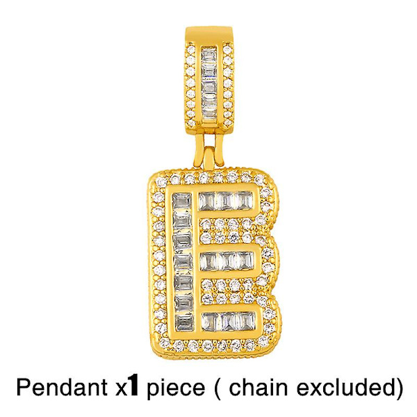 Vedhæng Vintage Zircon Letter Fashion smykker Ac8723 E(excluding chains)