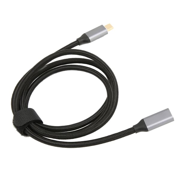 USB C Forlængerkabel 10Gbps Data Synkronisering 100W Strøm 4K 60Hz Video Output E Marker Chip 1m