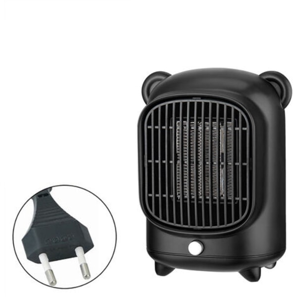 Mini Ceramic Radiator 500 W - Kompakt rumvarmer til kontor, soveværelse, stue