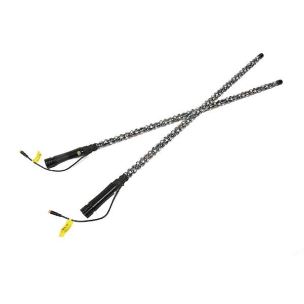 2. 3ft LED Flaggstang RGB Farge APP Kontroll Chasing Whip Light for UTV ATV Lastebil Båt 12‑24V