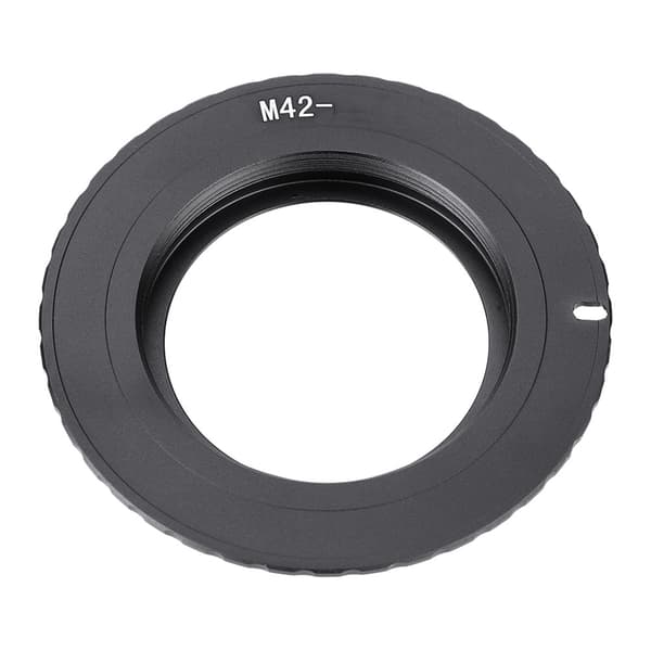 M42-EOS/EF Elektrisk Adapterring til M42-objektiv til Canon EOS/EF Mount-kamera