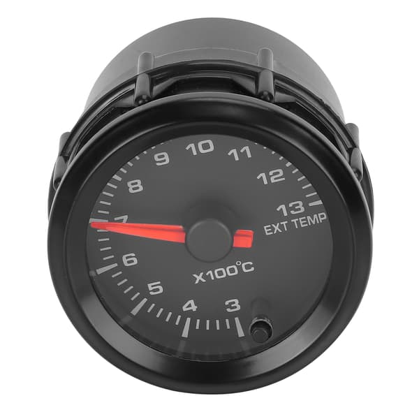 52mm 2 Tommer 300 til 1300C Temperaturmåler 7 Farve Baggrundsbelysning DC 10 15V 12V Bilsensor