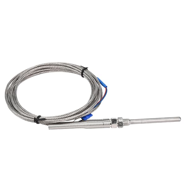 PT100 platinamotstånd termoelement 50 mm sond temperatursensor tråd - 0-400 ℃ (3m)