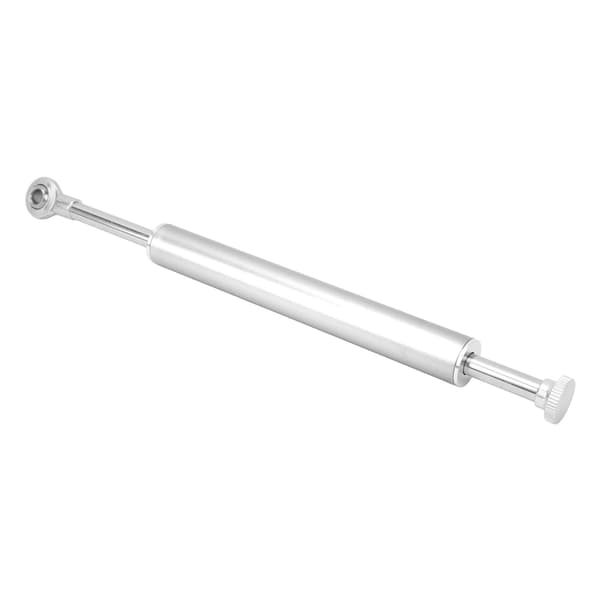 Motorcykel Styredæmper 330 mm Universal Aluminium Styredæmper Stabilisator til de fleste motorcykler Sølv