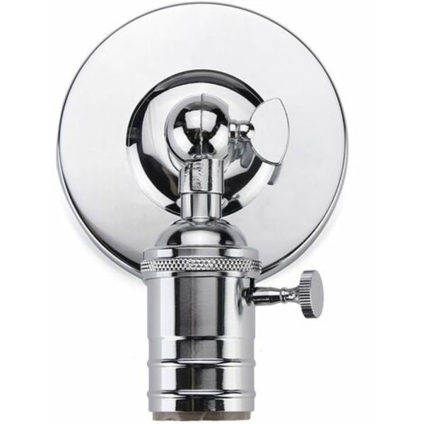 Vintage E27 Industriell Vägglampa Edison Retro Lamphållare Sockel Antik Lampa UTAN LAMPA