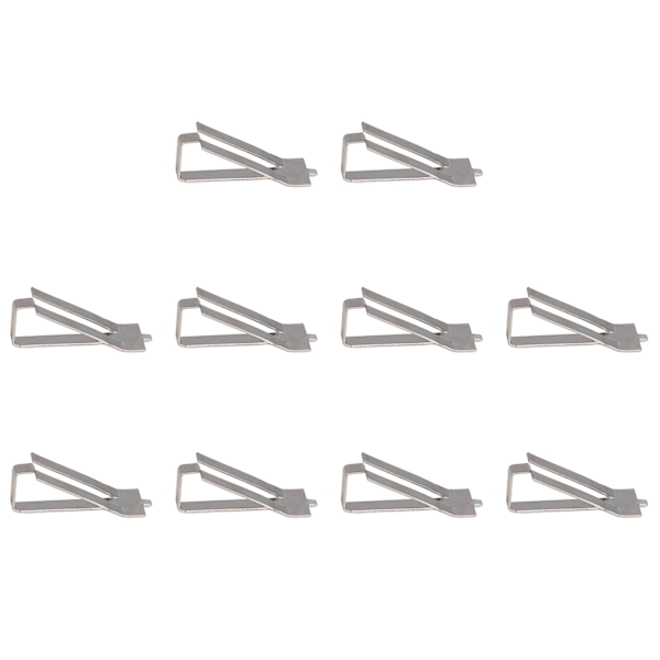 10 stk Glass Bed Spring Turn Clips i rustfritt stål for 3D-skriver Ender 3 Pro 3S