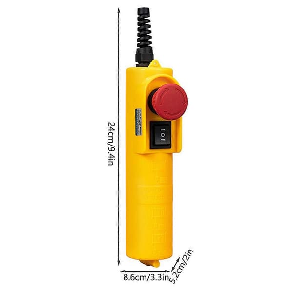 COB-61DRH Lyftkran Tryckknappsbrytare, Regntät Kranhängekontroll AC220V COB61DRH
