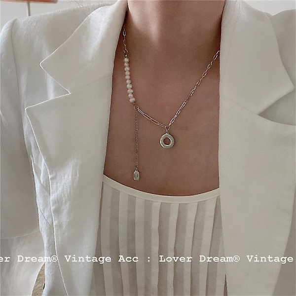 Kaulakoru Pearl Geometry Stud Choker muotikorut Ac1551