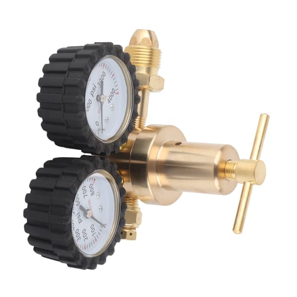 Dobbeltmanometer Nitrogen Regulator 0-800 PSI Leveringstryk CGA580
