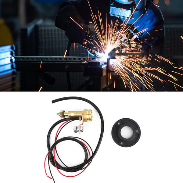 MIG Svejsningspanel Socket Euro Connector Central Adapter Konverteringssæt