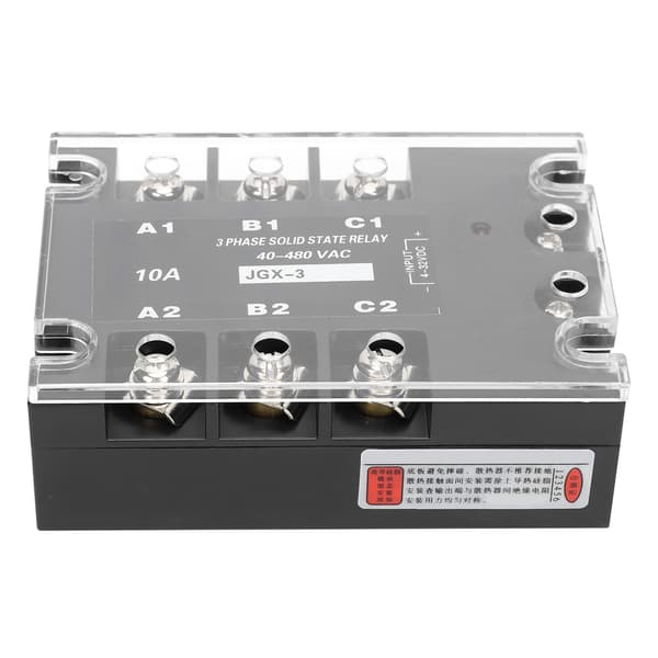 3-fas SSR Solid State Relä Industriell Medium Lågspänningsutrustning DC AC 40 480VAC JGX3 4810Z