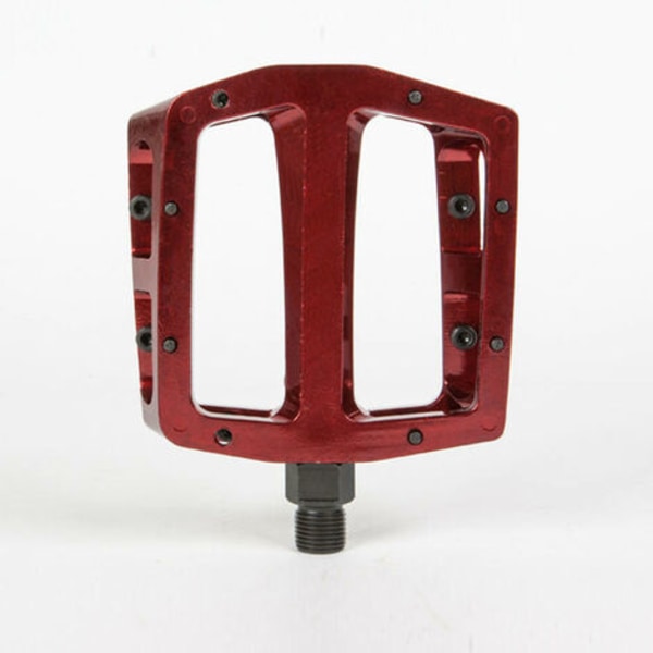Cykelpedaler, cykelpedaler, aluminiumkropp, för MTB Mountain Road Bike 1 par (Big Red)
