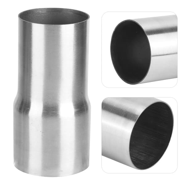 Universal udstødningsrør i rustfrit stål, rørforbindelse, adapter, reduktionsstykke, modificeret del 57MM / 63MM