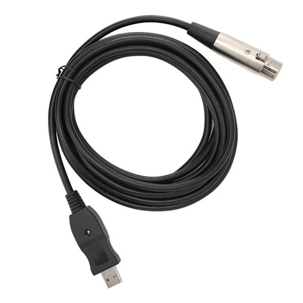 USB XLR Mikrofon Adapter Kabel Audio Interface til Musikindspilning Karaoke