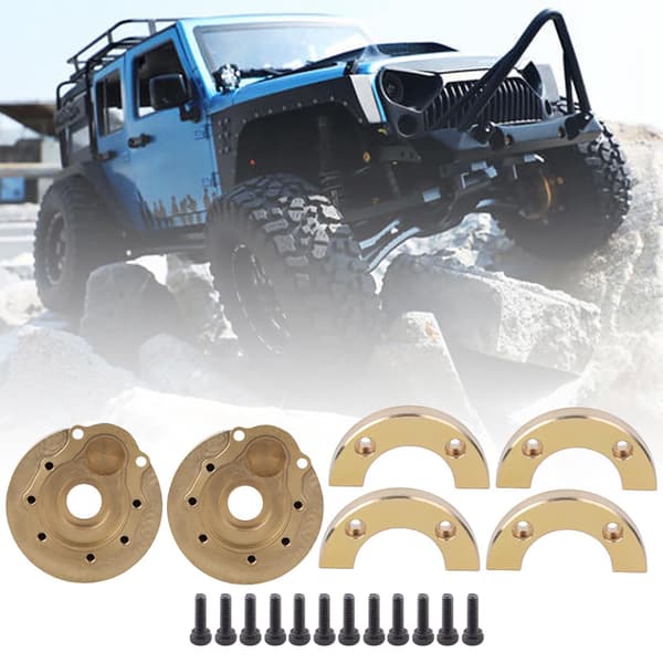 Universal Avtakbart Foran og Bakk Messing Balansevekt Passer for TRAXXAS TRX4 RC Crawler