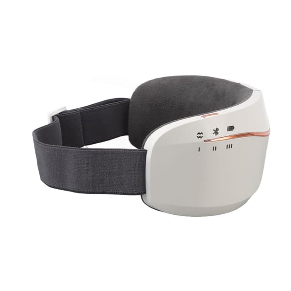 Smart Bluetooth Uppvärmning Vibration USB Laddning Ögonmassager Vit för Hem Sovsal